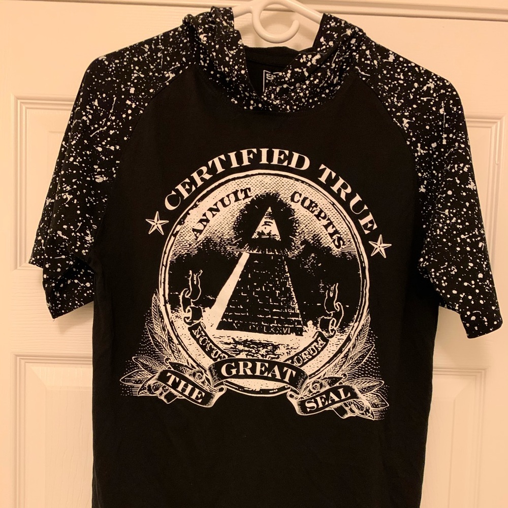 SWITCH Remarkable shirt with attached hoodie